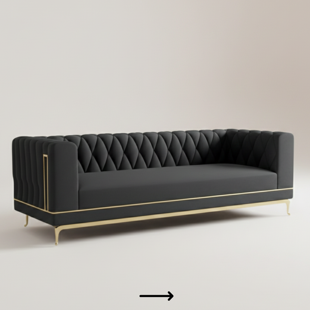 Premium fabric sofa design - Drizz