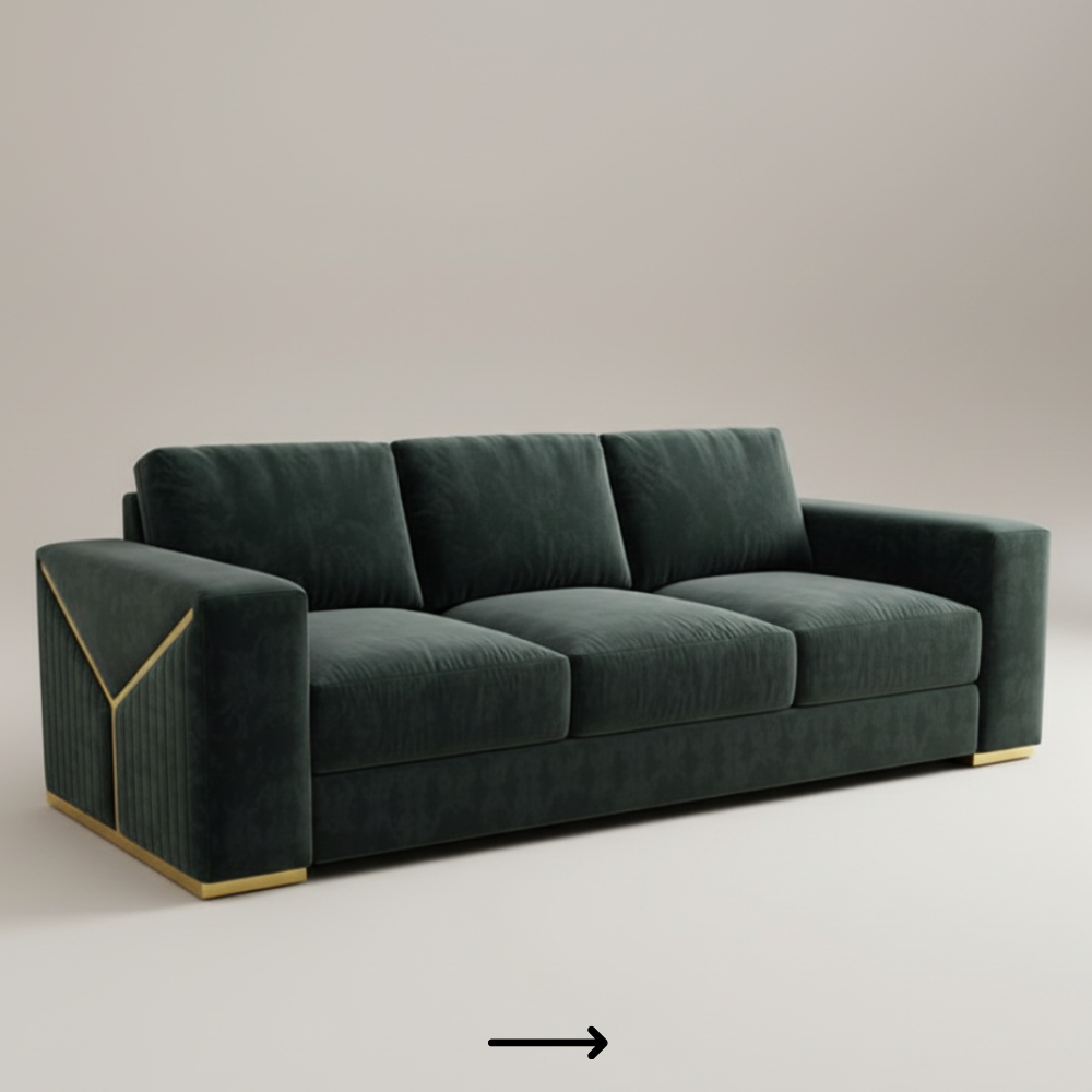 Designer upholstered sofa - Drizz