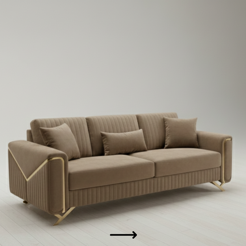 Premium sofa with modern detailing - Drizz