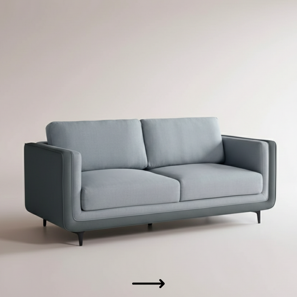 Custom made fabric sofa set - Drizz