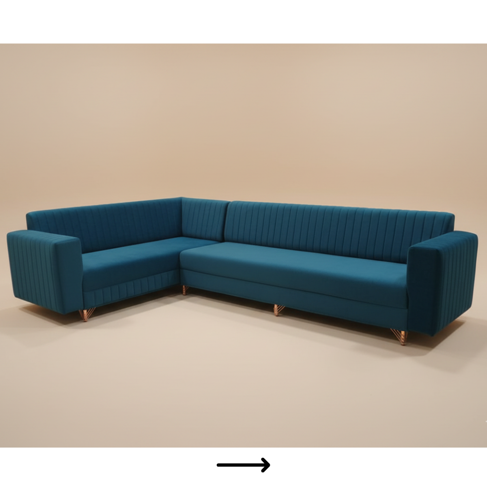 Upholstered L-shape sofa - Drizz