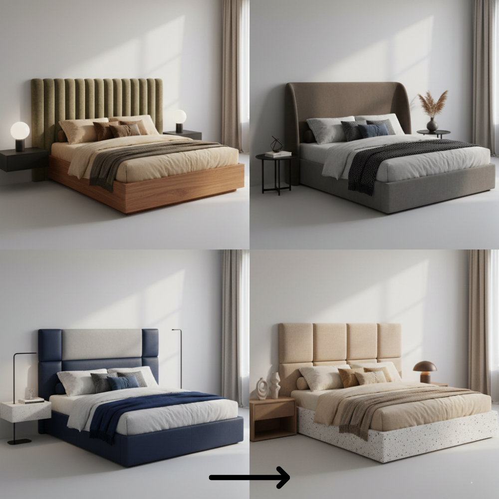 Bed Headboard Upholstery & Bed Laminate (Mica) Replacement Service - Drizz