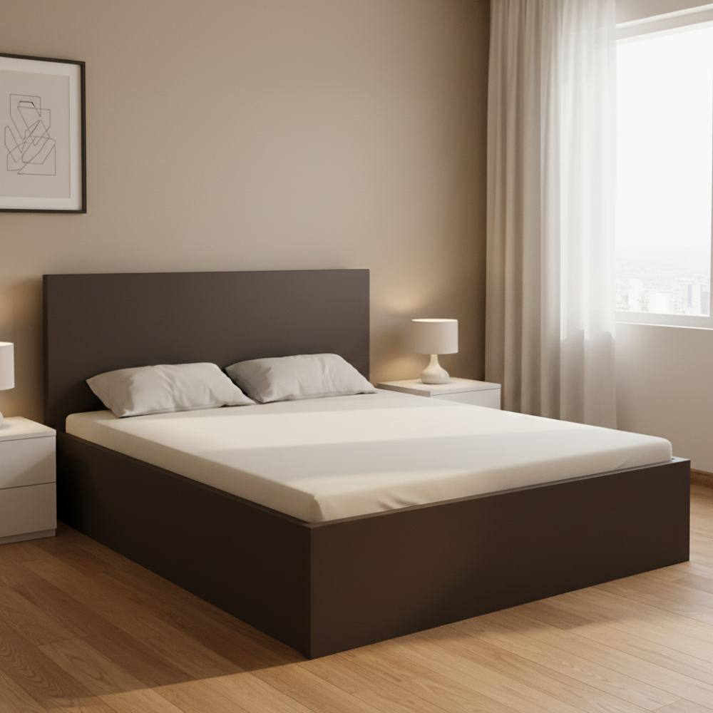 Matt Painted Panel Bed (Duco Spray Finish) - Drizz