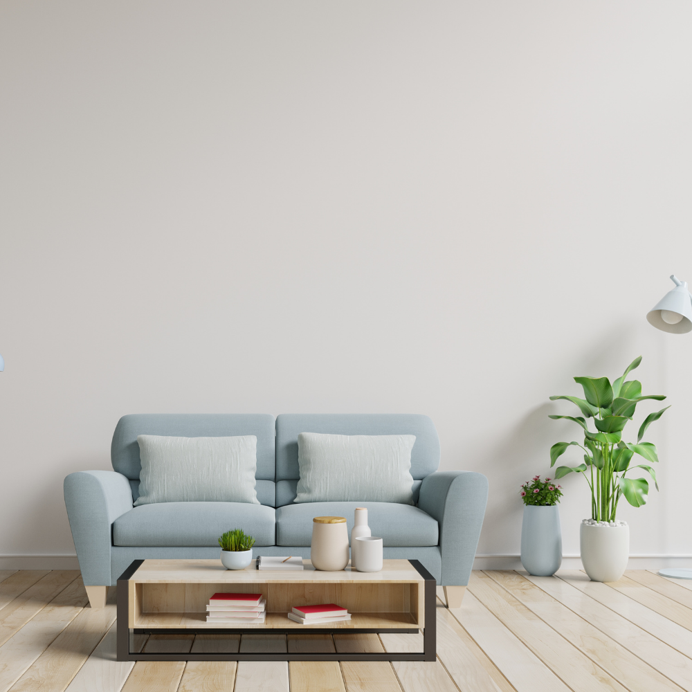 Professional Living Room Wall Painting - Drizz