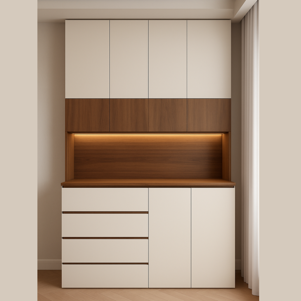 Minimalist Modular Crockery Unit - Drizz