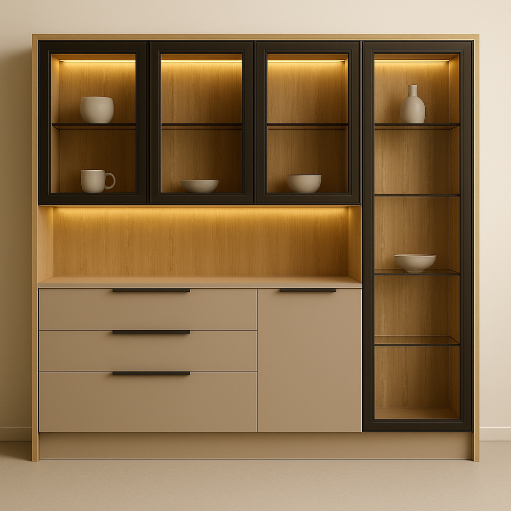 Elevated Crockery Display Unit - Drizz