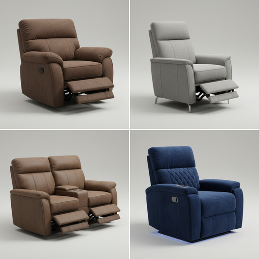 Recliner Sofa Re-Upholstery Service (Fabric & Foam Replacement) - Drizz