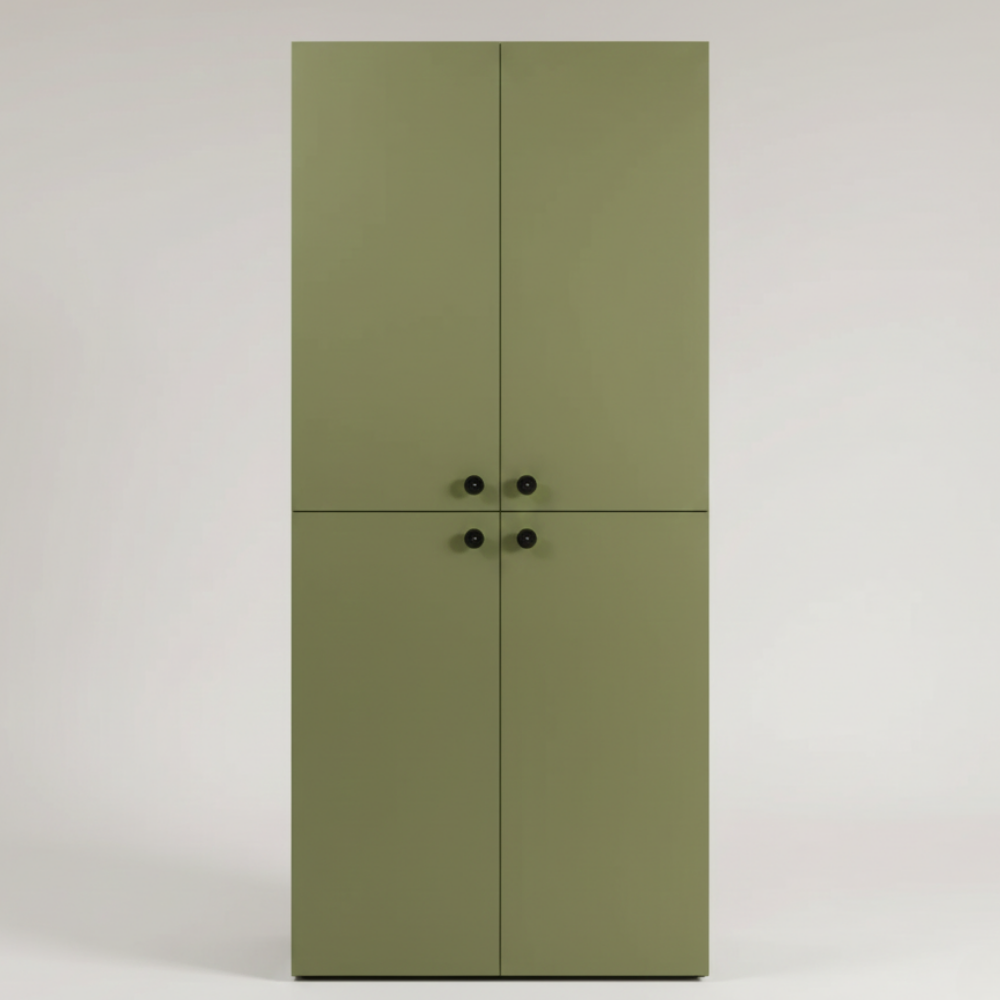 2 Door Wardrobe – Minimal Design | 4 ft Wide - Drizz