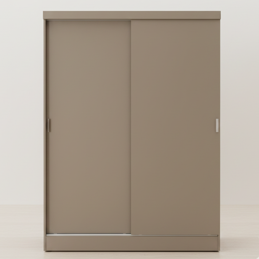 2 Door Sliding Wardrobe | 6 ft Wide | Minimal Modern Design - Drizz